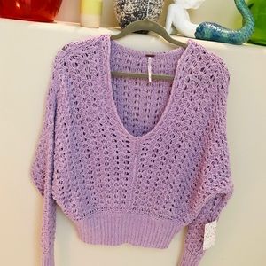 Free People Knitted V Sweater